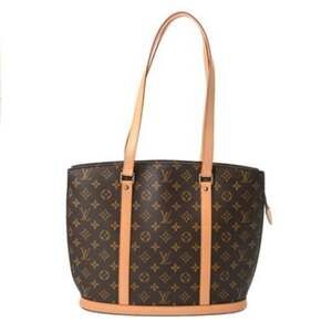 LOUIS VUITTON Authentic Brown Monogram Canvas Tote Bag